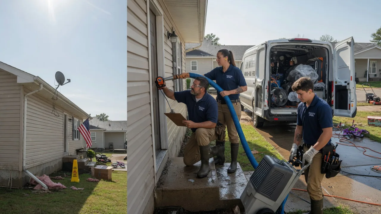 Ceiling Water Damage Restoration in Herndon, WV near me